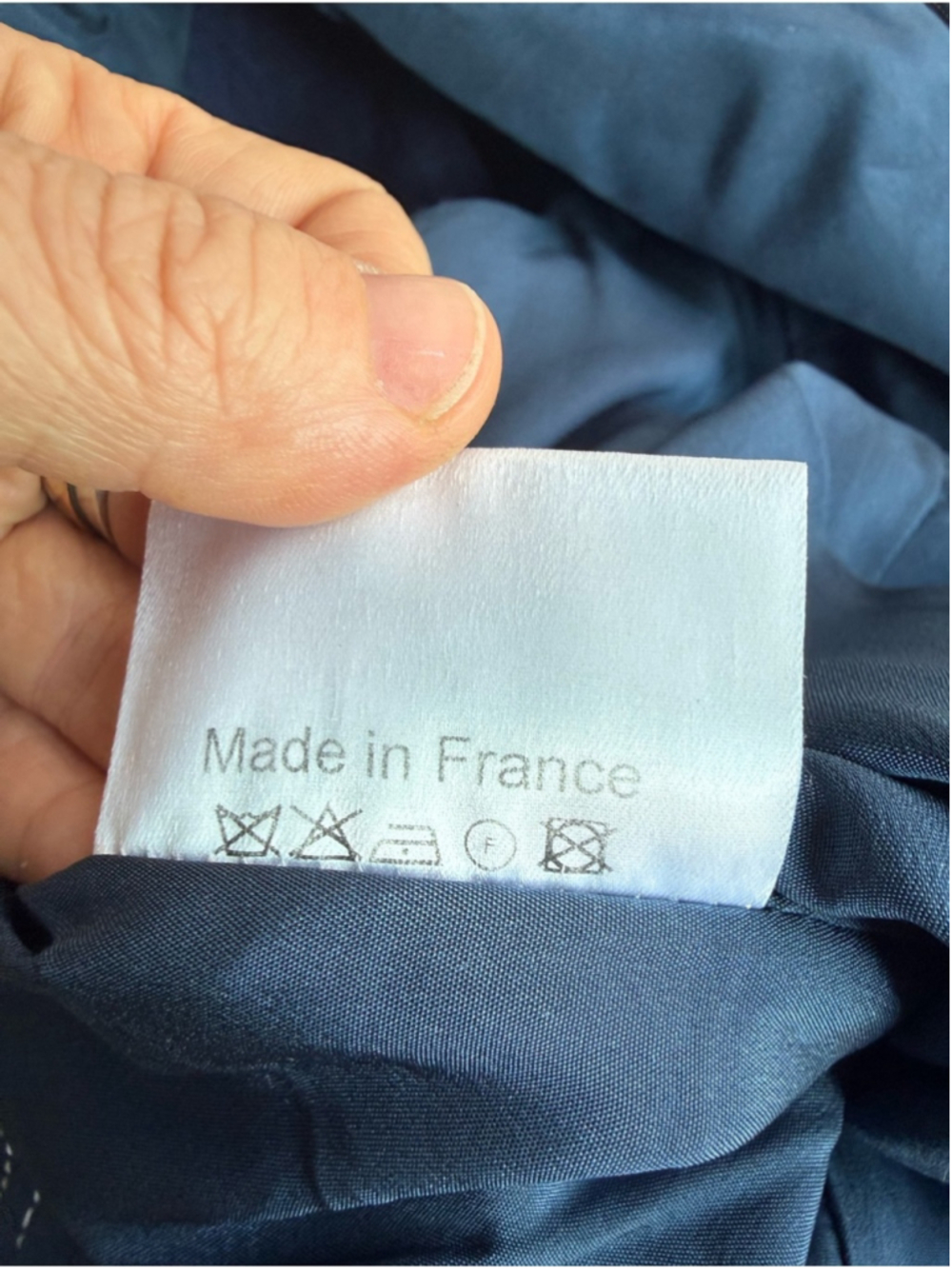 Andrew GN Runway SS16 Linen Cape Sleeve Dress Navy Zip Front FR38 Rare - Picture 8 of 9